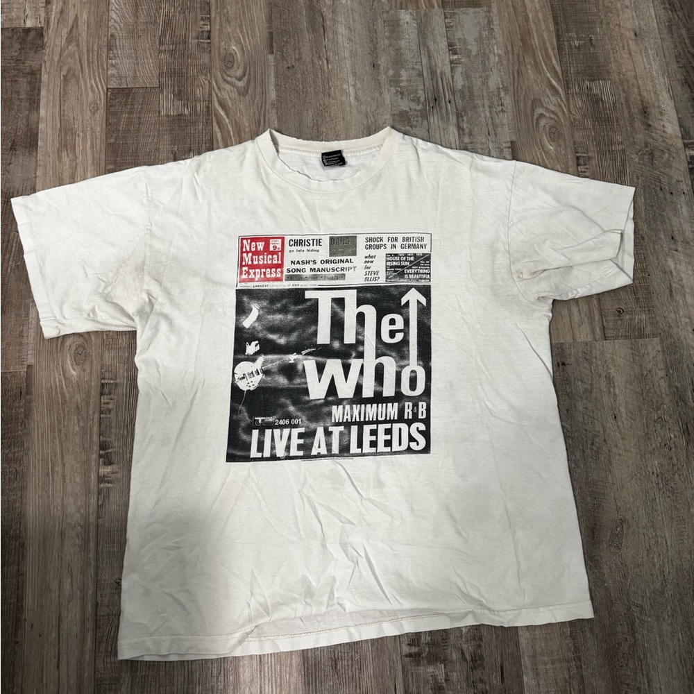 “The Who” Vintage White T-Shirt